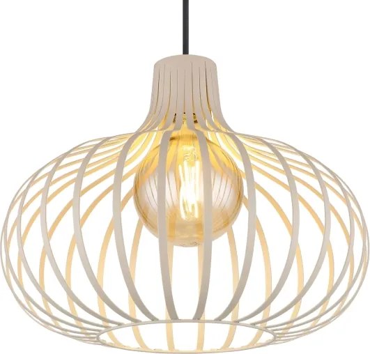 Globo 33370119 - Lampă suspendată pe cablu MATEO 1xE27/40W/230V bej
