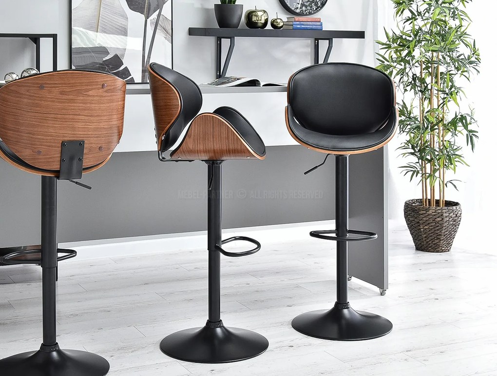Scaun Hope (nuc închis + negru). Promo -14%. 1110617