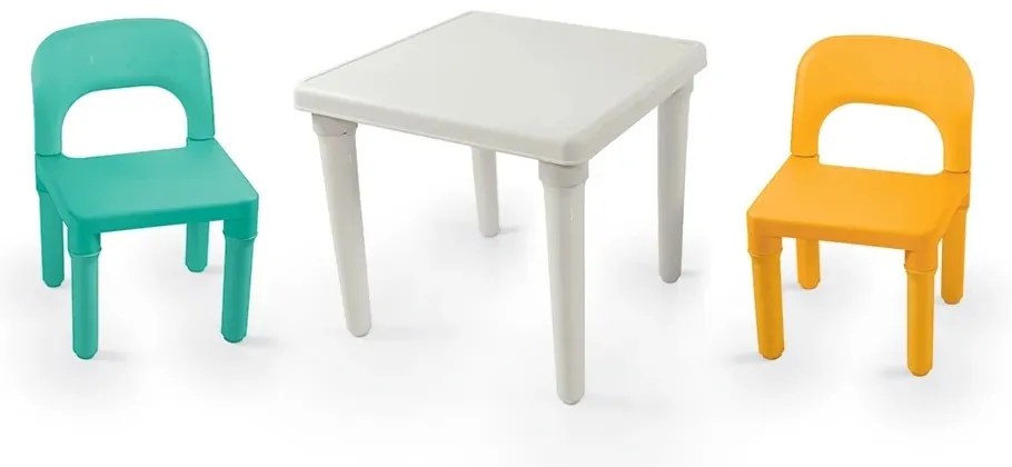 Dolu Set de grădină pentru copii, masă și 2 scaune