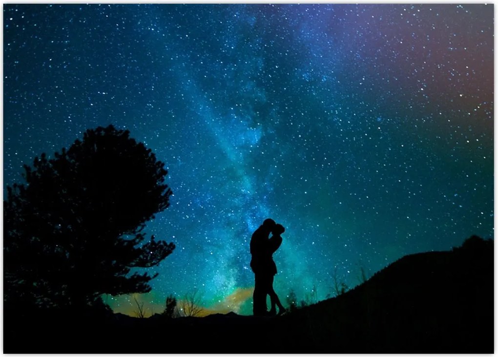 Tablou - Întâlnire sub stele (70x50 cm)