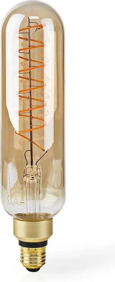 Nedis LBSDE27T65GD - Bec LED dimabil FILAMENT T65 E27/8,5W/230V 2000K