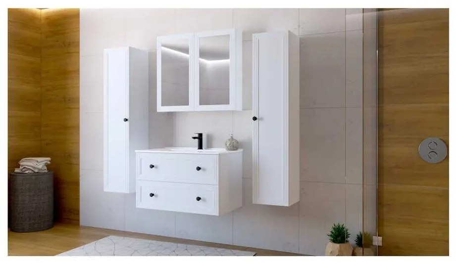 Dulap sub lavoar Bondi 80 cm, alb