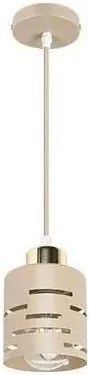Candelabru pe cablu ELEN 1xE27/35W/230V bej/auriu