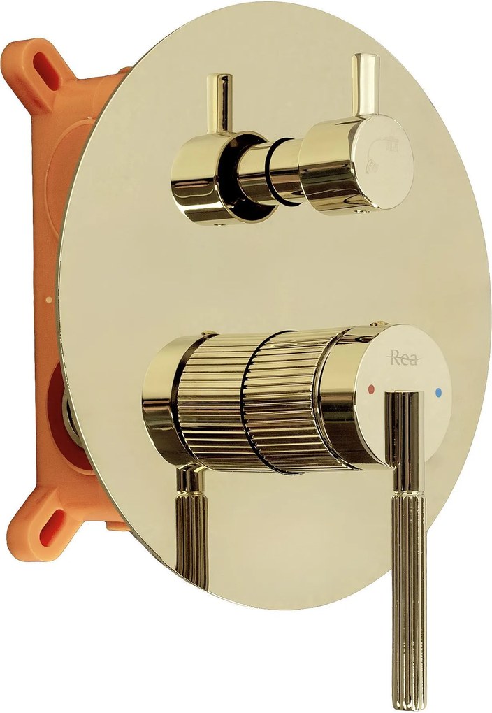 Set de dus incastrat Rea Argon Gold + BOX