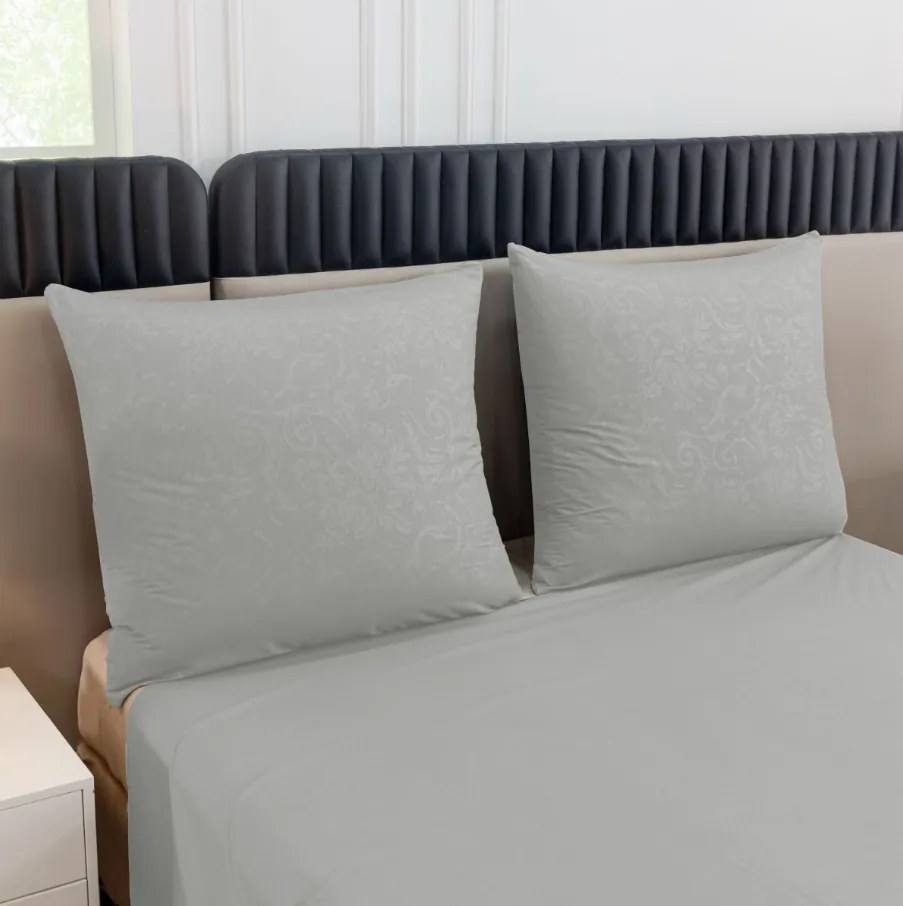 Lenjerie de pat din microfibra MAICAN gri deschis Dimensiune lenjerie de pat: 70 x 80 cm | 140 x 200 cm