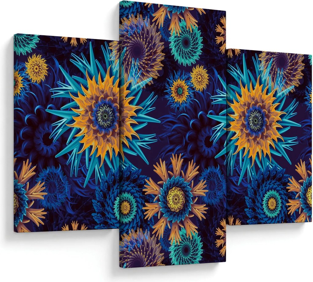 Tablou - 3D flori (90x60 cm)