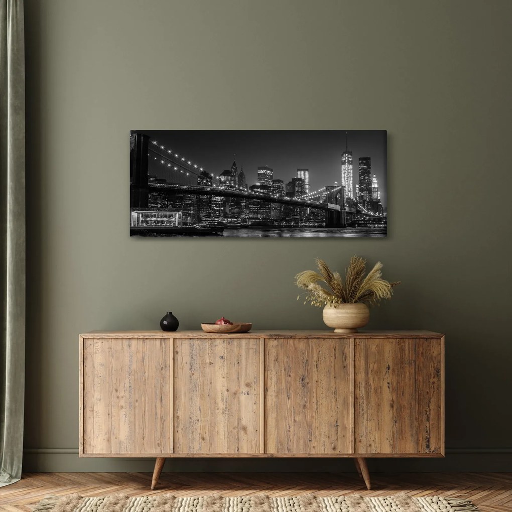Tablou cu podul Brooklin în New York (120x50 cm)