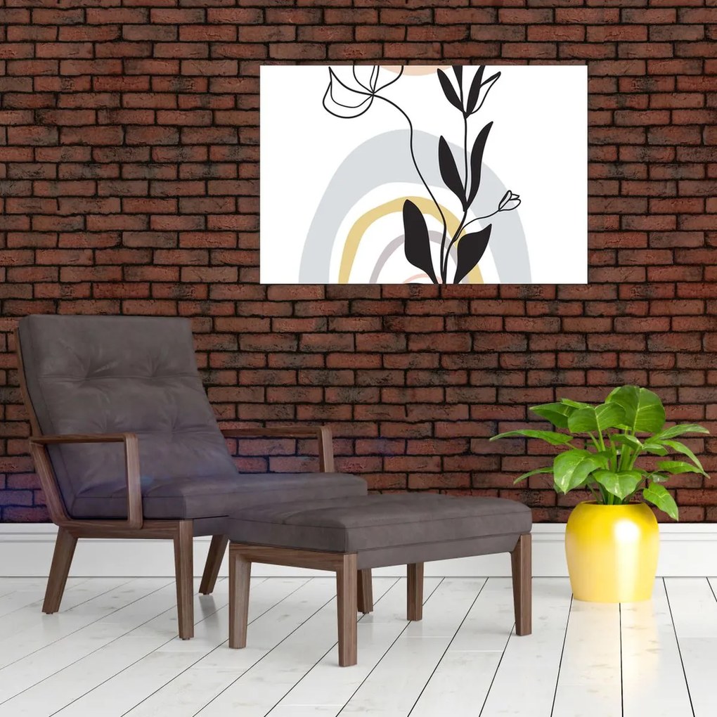 Tablou - Flori într-o vază N⁰1 (90x60 cm)