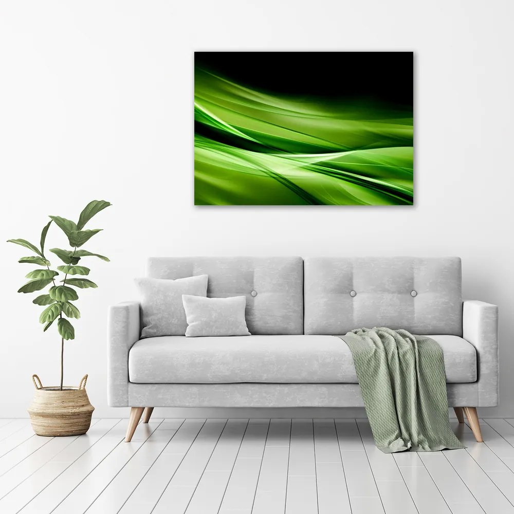 Imprimare tablou canvas Fundal valuri verzi