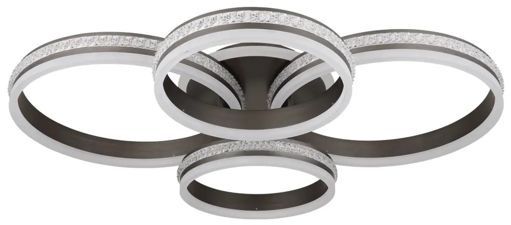 Plafonieră LED dimabilă Globo 67314-90 GROUNI LED/90W/230V + telecomandă