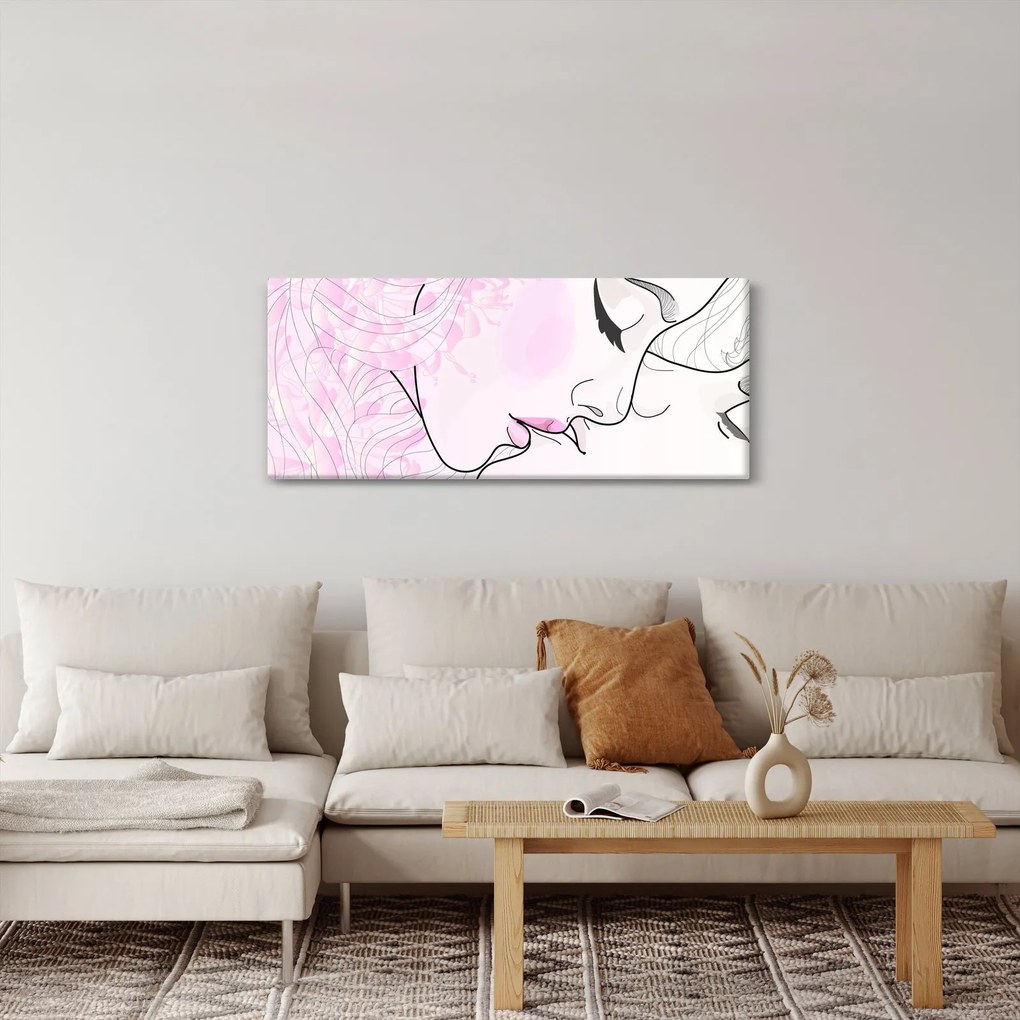Tablou - Sărutul (120x50 cm)