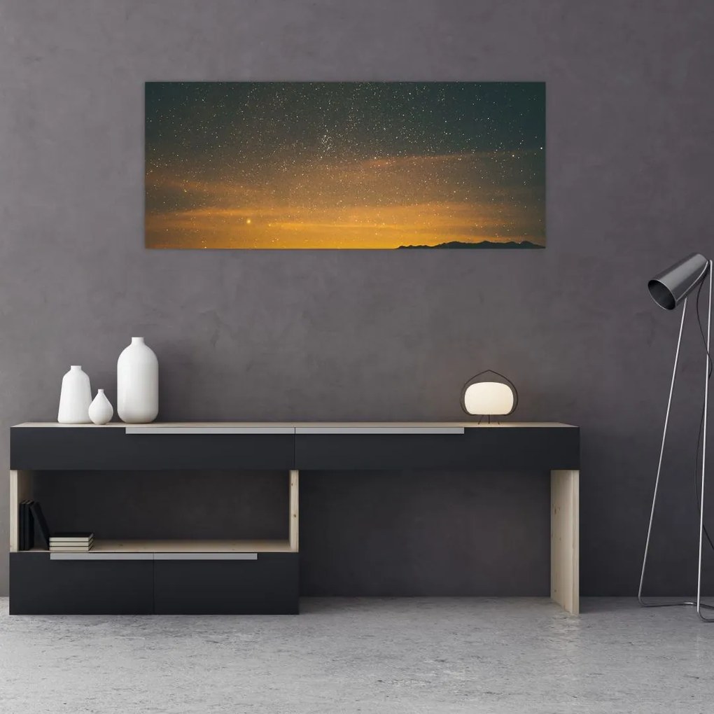 Tablou cu cerul înstelat (120x50 cm)