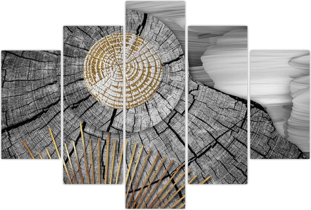 Tablou - Trunchiul copacului colaj (150x105 cm)