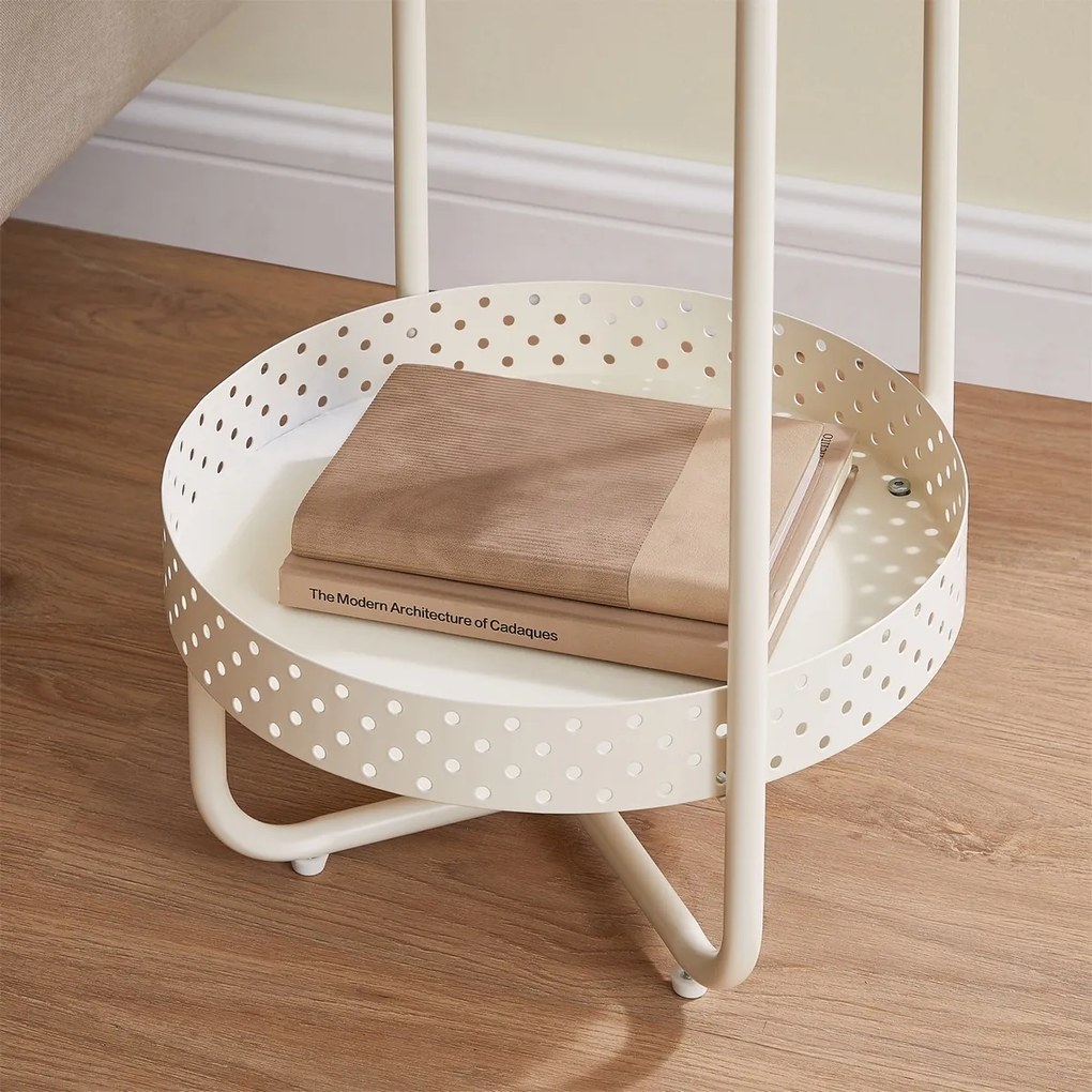 Măsuță auxiliară E1015 CRM, crem