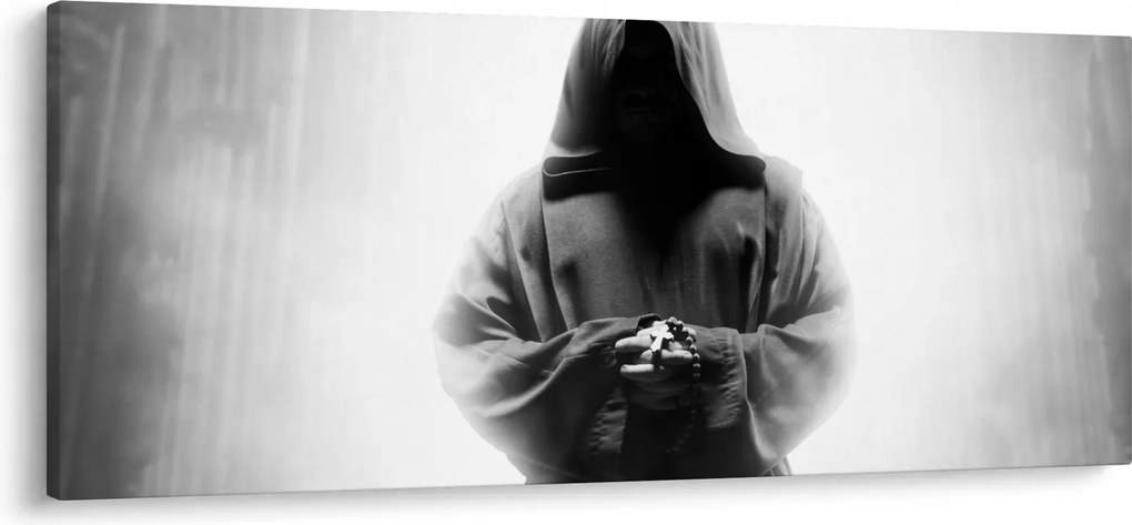 Tablou - Un călugăr într-o mănăstire (120x50 cm)