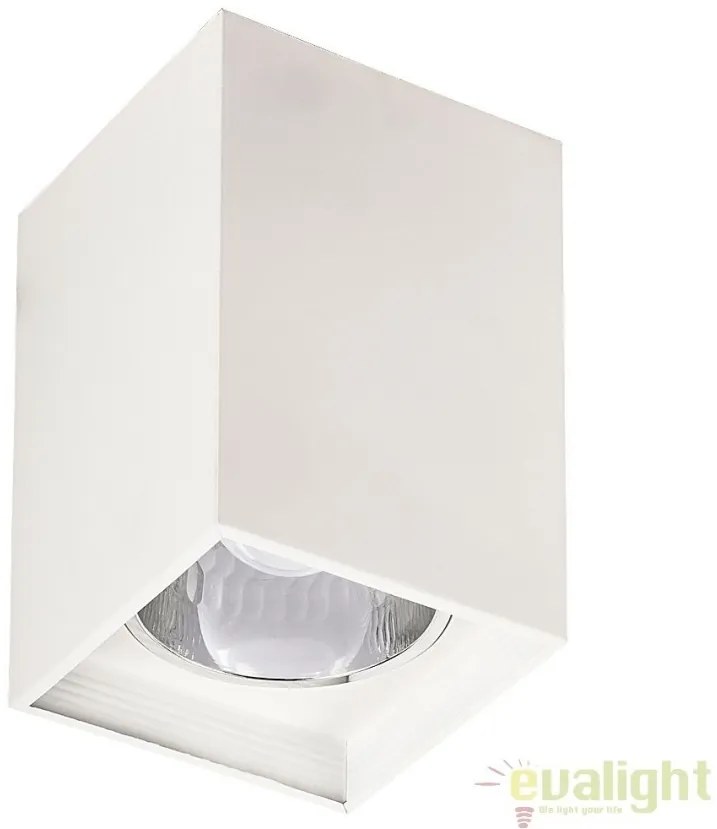 Spot aplicat modern alb mat dim.13,5 x 13,5 cm Maddox 2486 RX