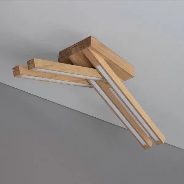 Spot-Light 2246474 - Plafonieră aplicată LED LINUS 4xLED/4,5W/230V stejar mat