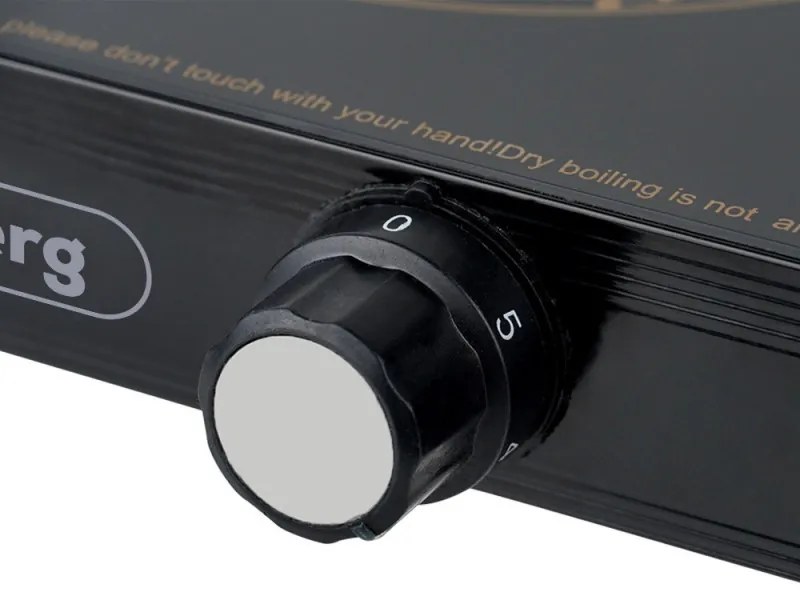 Plita ceramica Rosberg R51445DB, 2000W, Infrarosu, Termostat, Indicator luminos, Negru