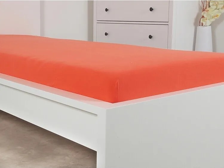 Cearșaf de pat 4Home jersey Ideal strawberry, 160 x 200 cm