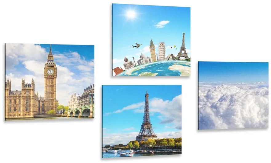 Set tablouri monumente celebre ale lumii