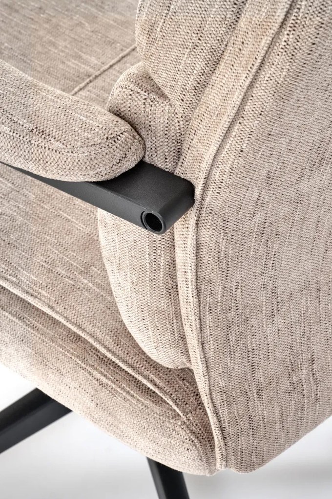 Scaun de birou Adriano stofa bej H110 cm