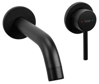 REA-B5332 - Baterie pentru lavoar OWEN, montaj încastrat, neagră