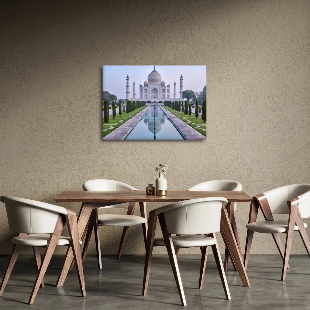 Tablou - Taj Mahal în răsăsrit de soare (70x50 cm)
