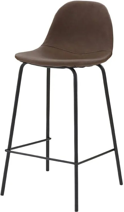 Scaun de Bar Zara - Metal Maro Inchis Lungime(45 cm) x Latime(45 cm) x Inaltime(86.5 cm)