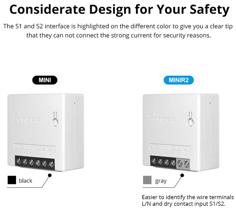 Switch Smart Wifi Mini-R2, 10A, Sonoff