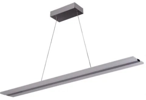 Lustră LED dimabilă pe cablu LED/40W/230V 3000-6500K crom + telecomandă