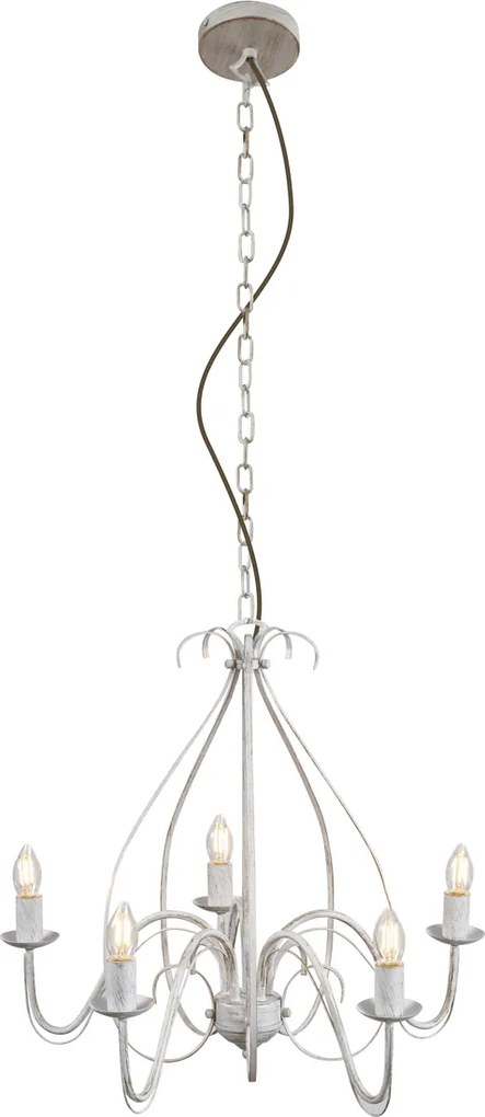 Candelabru inteligent alb cu 5 lumini, inclusiv Wifi B35 - Giuseppe