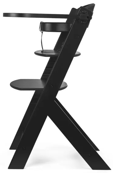 KINDERKRAFT - Scaun înalt de masă pentru copii ENOCK Premium, căptușit, negru