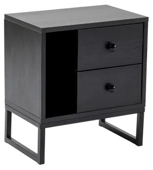 Noptieră GLIMMER 50x45,2 cm negru