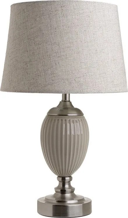 Veioza Natural Beige din ceramica si metal 30 cm x 50 cm