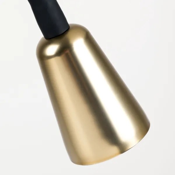 Orion - Lampă de masă DOTTY, dimabilă, cu braț flexibil, 1xGU10/10W/230V, negru/alamă