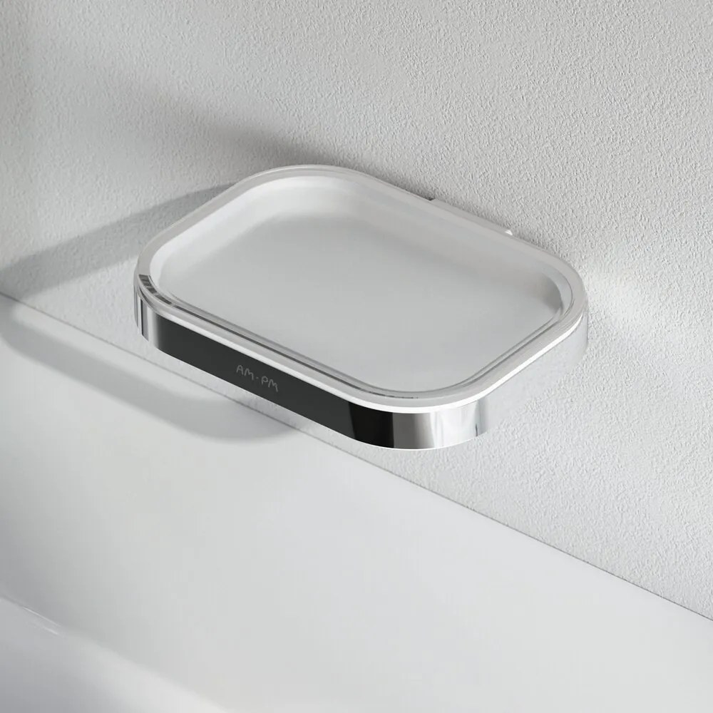 Savoniera AM.PM Func crom-sticla mata