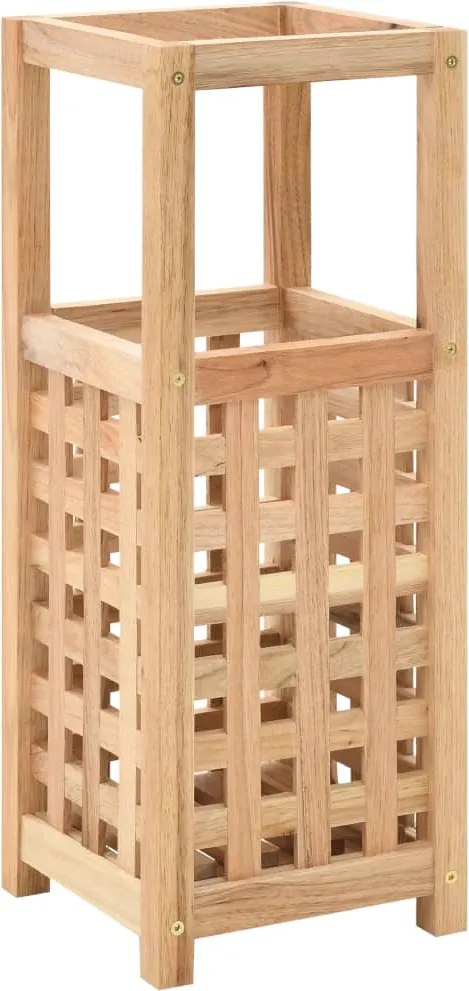 vidaXL Suport de umbrele, 18 x 18 x 50 cm, lemn masiv de nuc