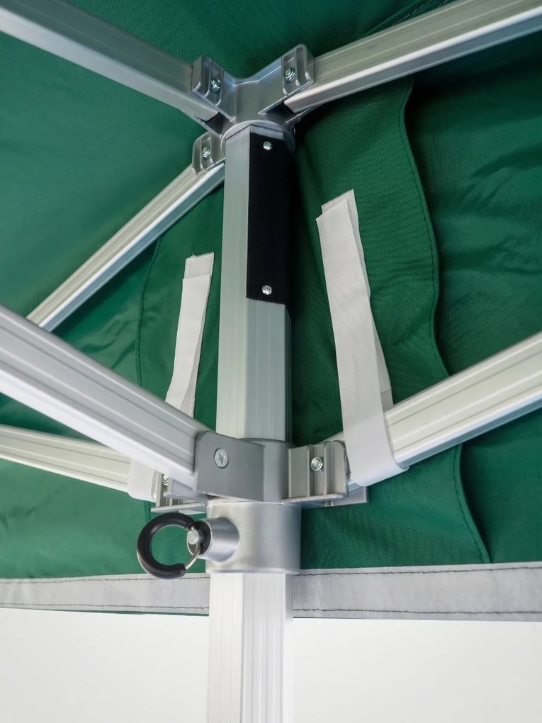 Cort pliabil 5×5 m – aluminiu hexagon profi, Albastru
