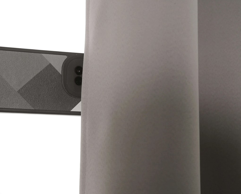 Draperie gri-maro OXFORD 140x250 cm Agatat: Inele metalice