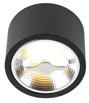 Spot modern de plafon negru AR111 cu LED inclus - Expert