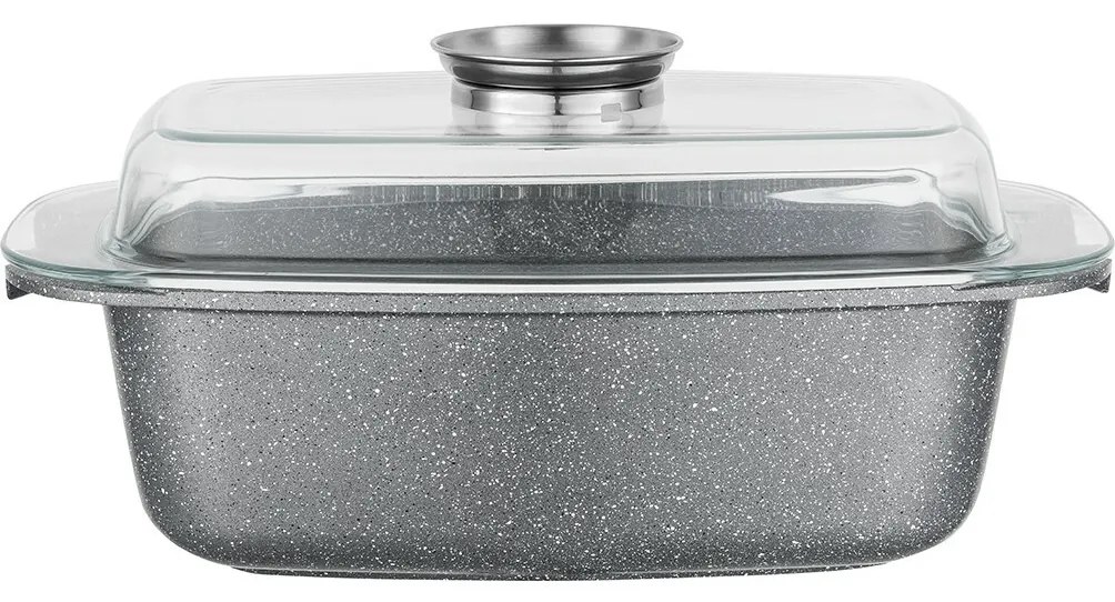 Florina Tigaie din aluminiu cu capac aromat Lava 4,5 l, 32 × 22 × 11 cm