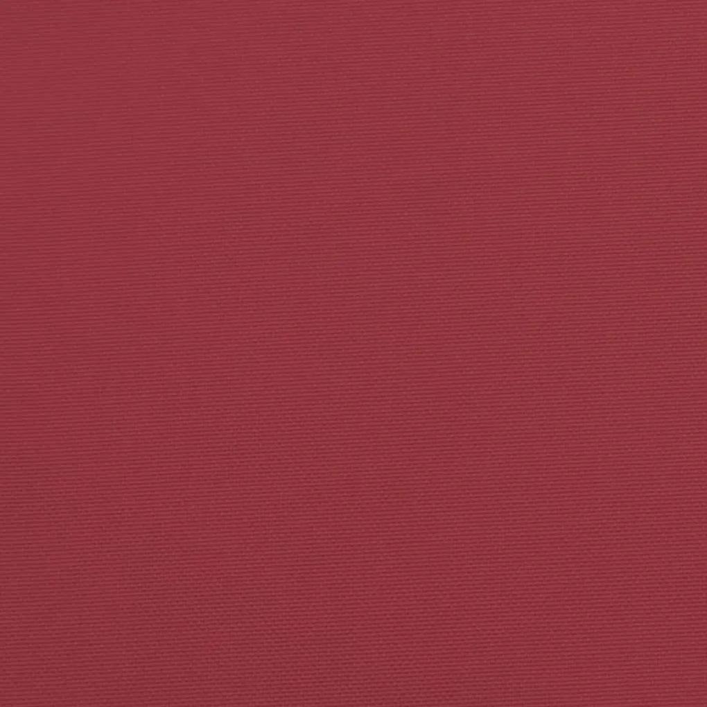 Perne de scaun, 2 buc., rosu vin, 40x40x7 cm, material textil 2, Bordo, 40 x 40 x 7 cm