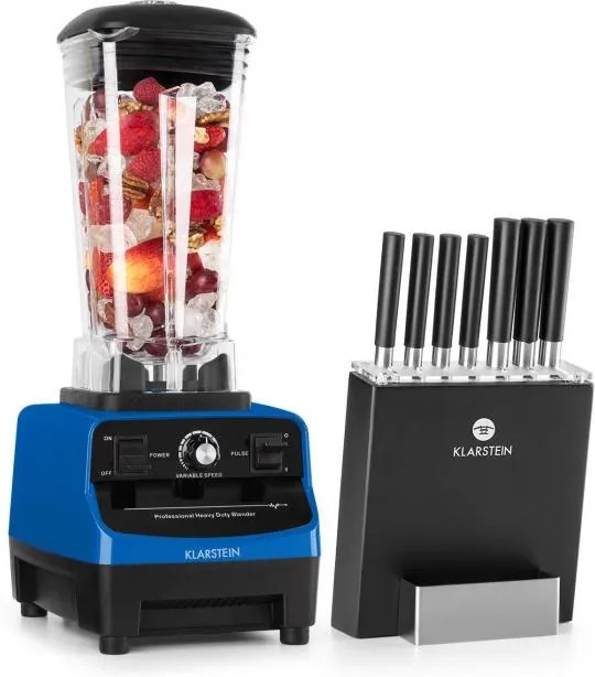 Klarstein Herakles 3G Kitano, blender, 1500 W, 2 l + set de 7 cuțite