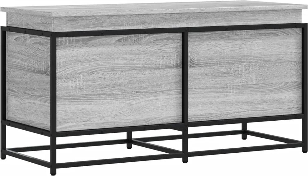 vidaXL Cutie depozitare gri sonoma 100x40x51,5 cm lemn prelucrat