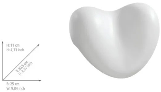 WENKO 18936100 - Pernă TROPIC 25 x 20,5 cm, albă