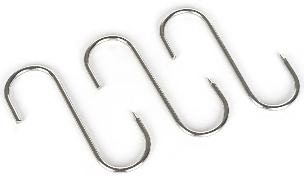 Banquet Cârlig din oțel inoxidabil pentruafumătoare AKCENT 13 x 9 cm, 3 buc., M