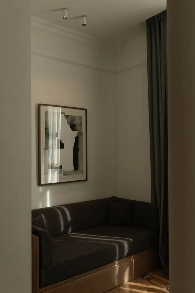 Spot incastrat directionabil STAN Slim alb/negru