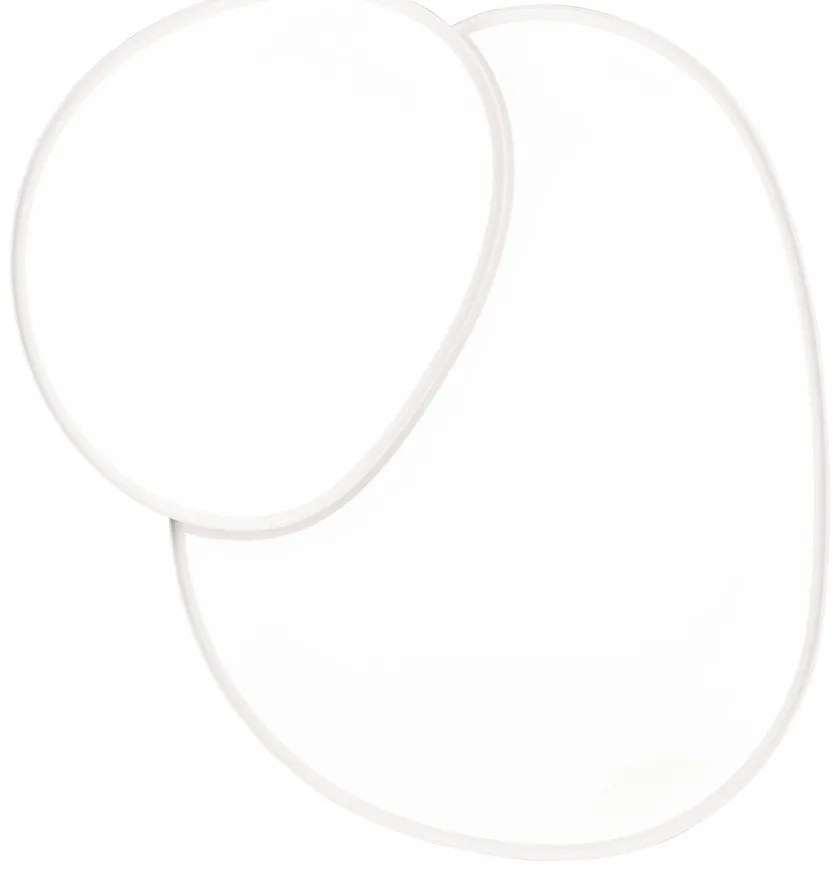 Plafonieră albă LED 63.5x77 cm Rise – Trio