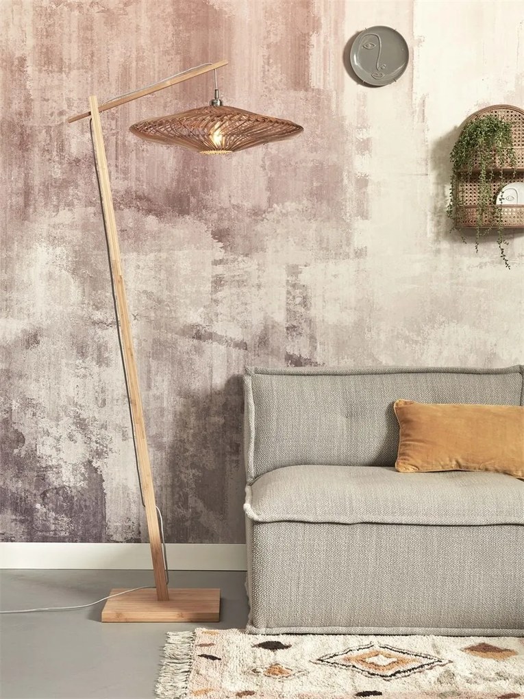 Lampadar eco din bambus cu ratan Zanzibar L nat./55cm, nat