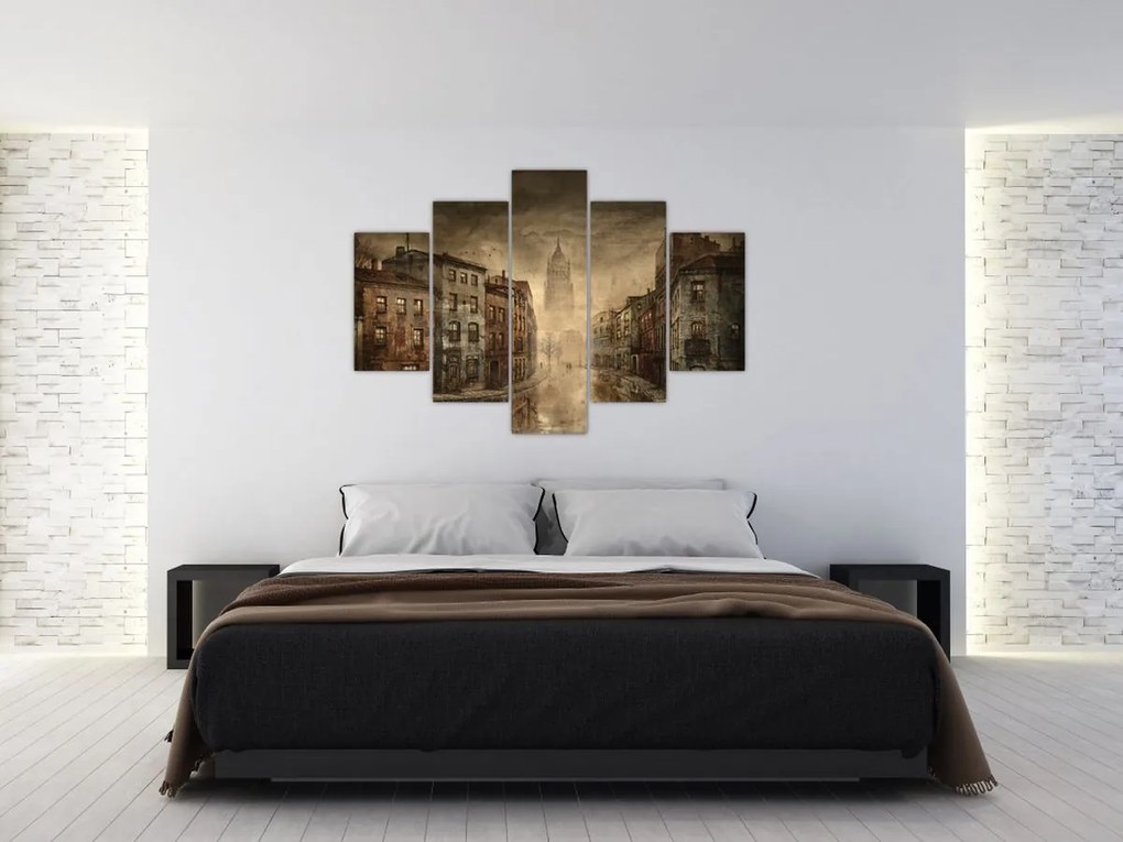 Tablou - Pictura orașului (150x105 cm)